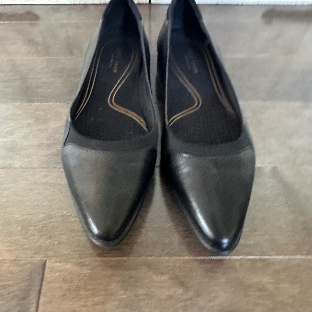 Cole‎ Haan Grand Ambition Ballet Flats Leather Pointed Comfort Black 7.5